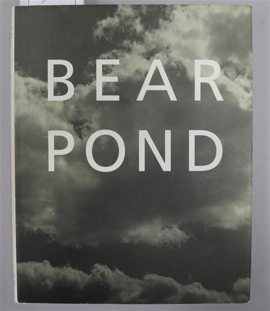 Weber, Bruce - Bear Pond, quarto, cloth, in d.j., New York 1990